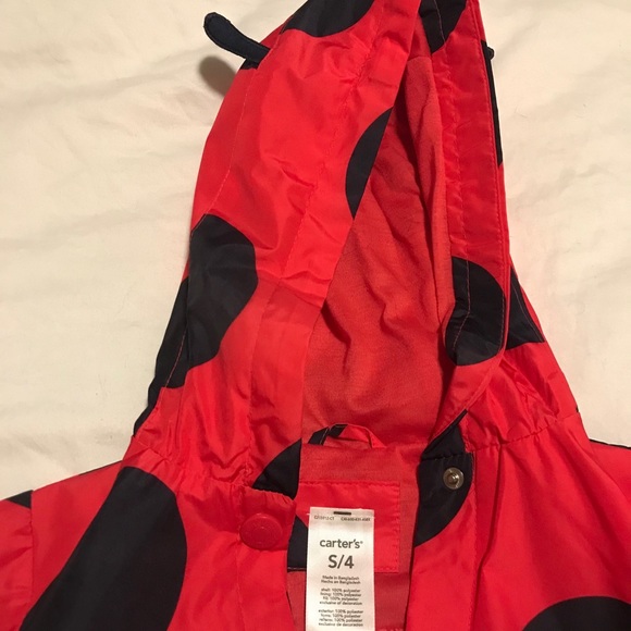 Carter’s Ladybug Raincoat 🐞 - Picture 3 of 3